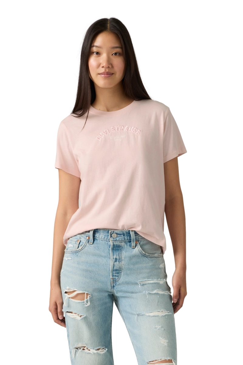 POLERA MUJER FAVORITE TEE ROSADO LEVIS 005GV-0040 - 1