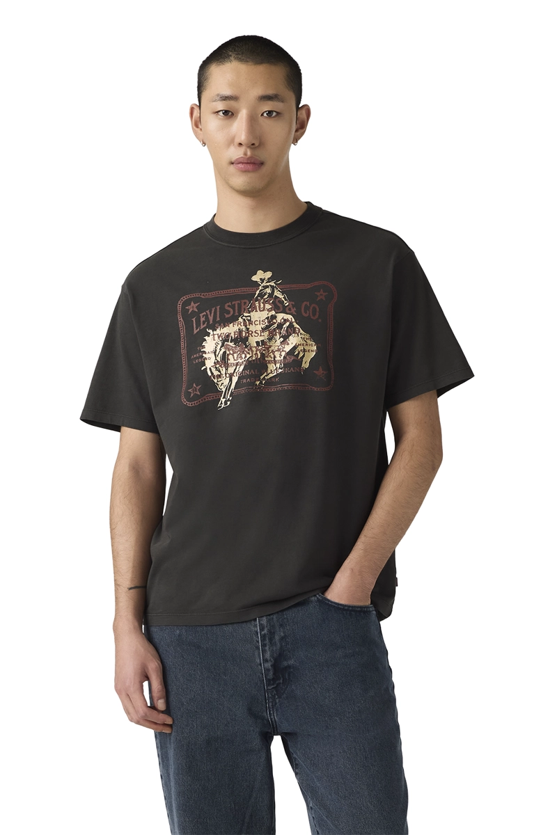 POLERA HOMBRE VINTAGE FIT GRAPHIC TEE NEGRO LEVIS 87373-0401 - 1