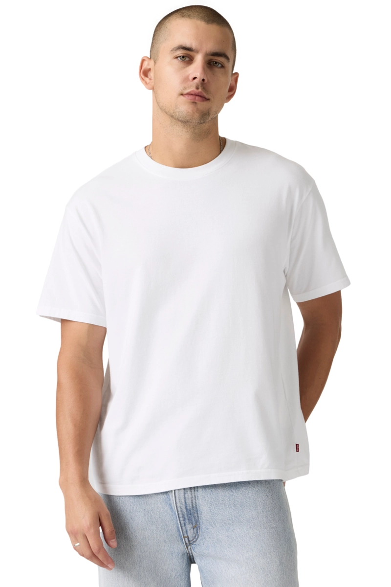 POLERA HOMBRE CROPPED BOXY BLANCO LEVIS 004GZ-0015 - 2