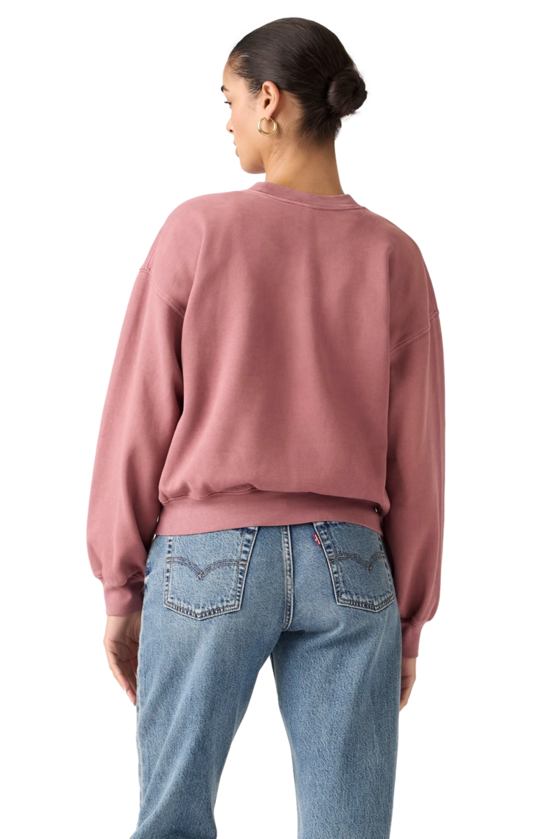 POLERON MUJER VINTAGE BOXY ROSADO LEVIS 005I9-0003 - 2