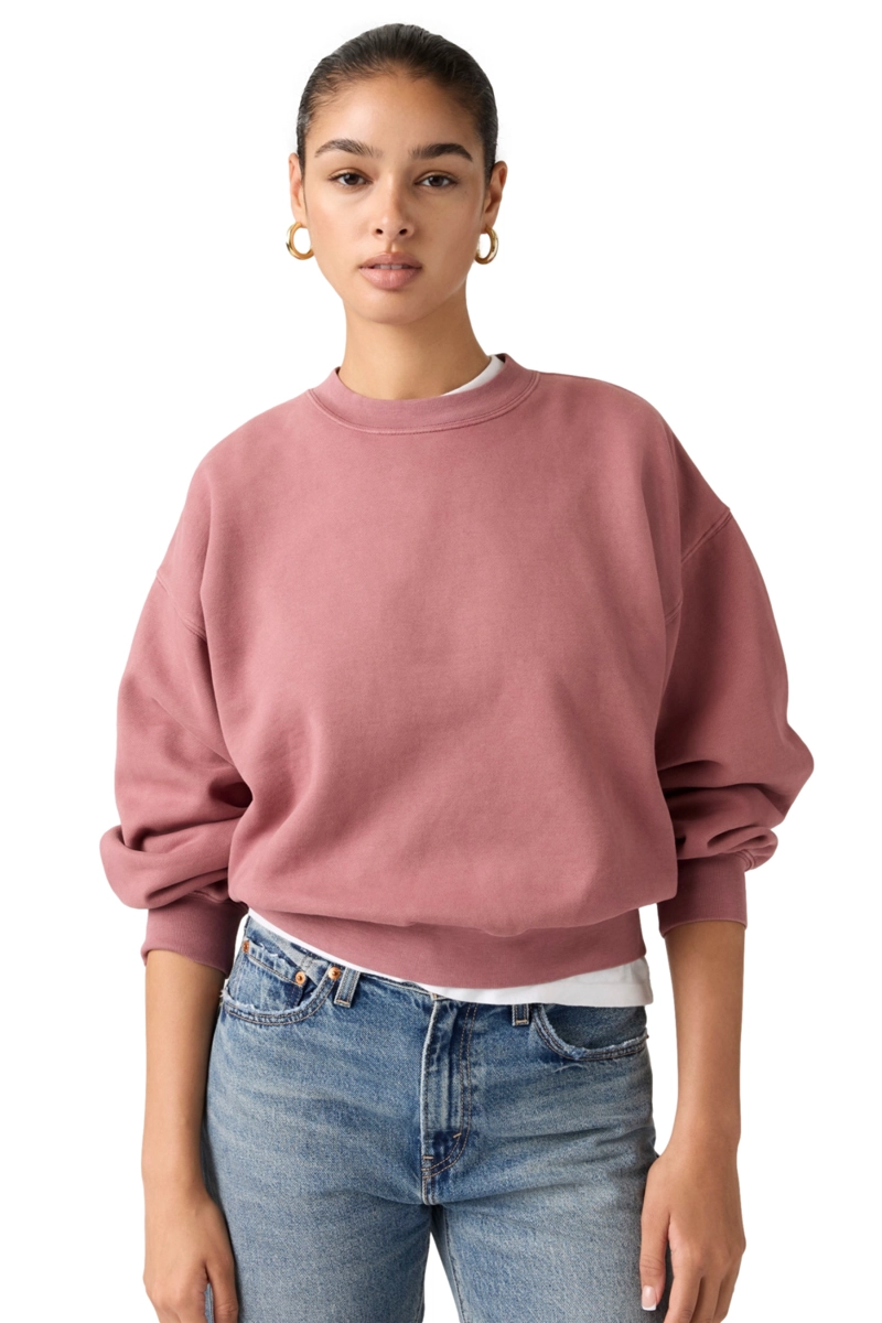 POLERON MUJER VINTAGE BOXY ROSADO LEVIS 005I9-0003 - 3