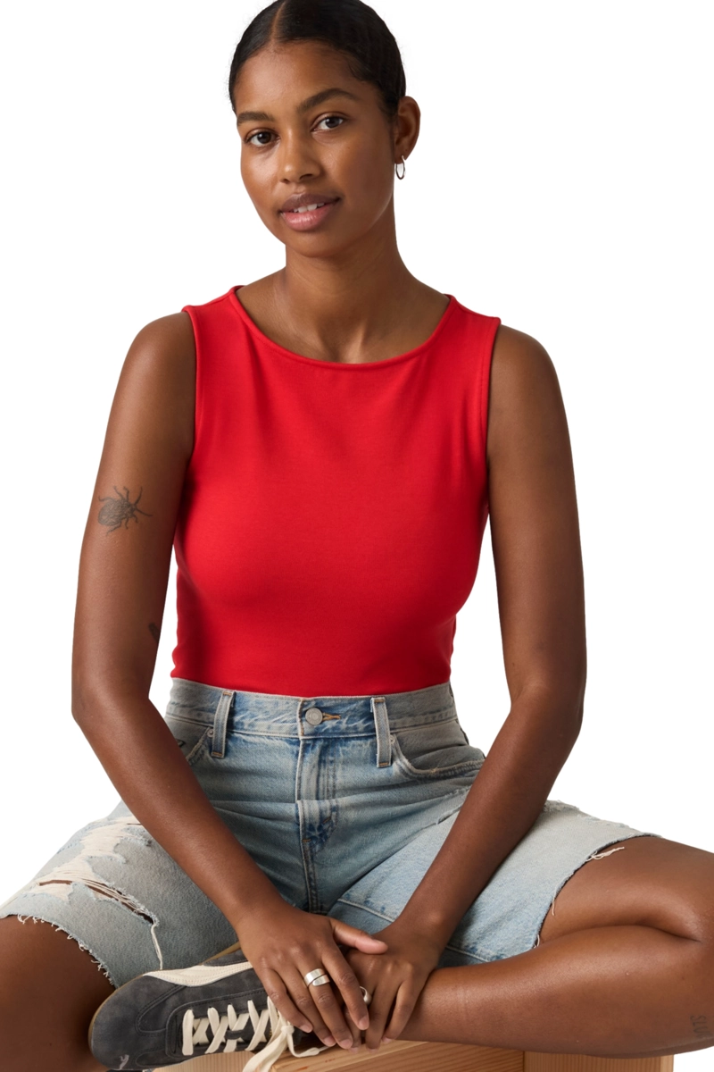 POLERA MUJER BLAIR SL BOATNECK ROJO LEVIS 005IZ-0005 - 3