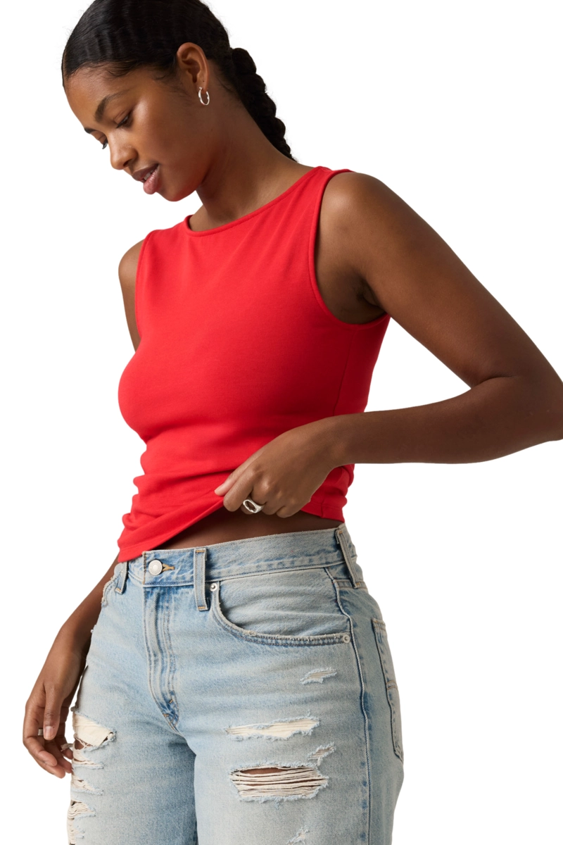 POLERA MUJER BLAIR SL BOATNECK ROJO LEVIS 005IZ-0005 - 4
