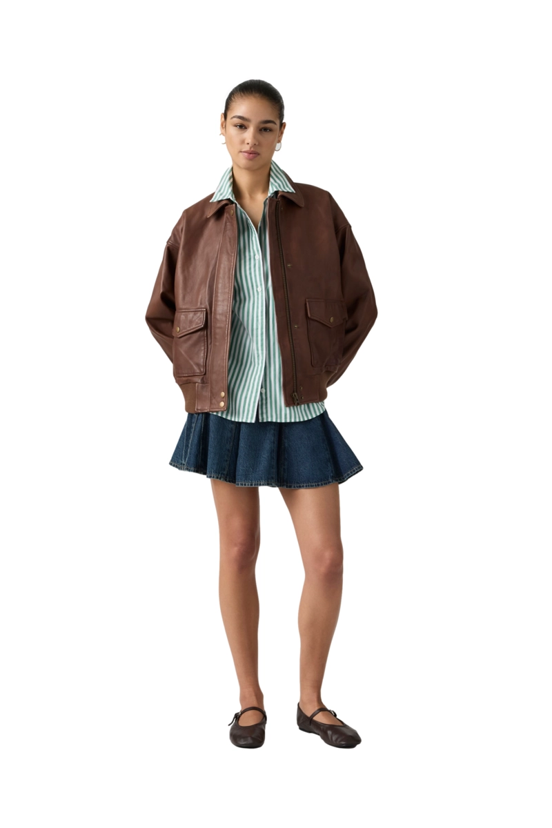 FALDA MUJER GODET MINI SKIRT AZUL LEVIS 005DV-0003 - 4