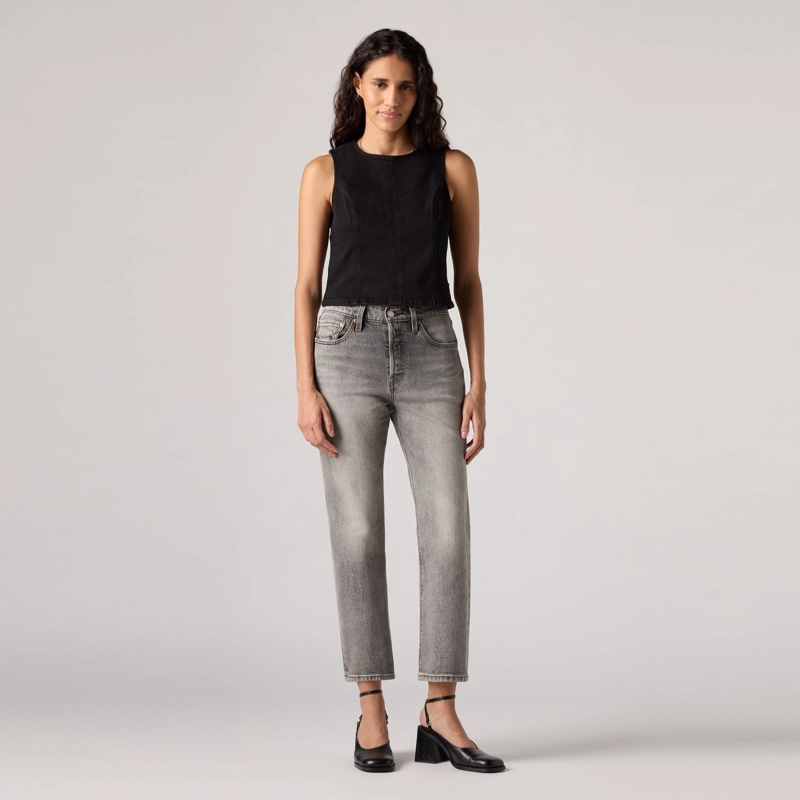JEANS MUJER 501 CROP GRIS LEVIS 36200-0348 - 1