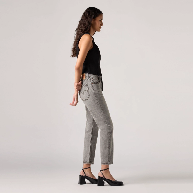 JEANS MUJER 501 CROP GRIS LEVIS 36200-0348 - 2