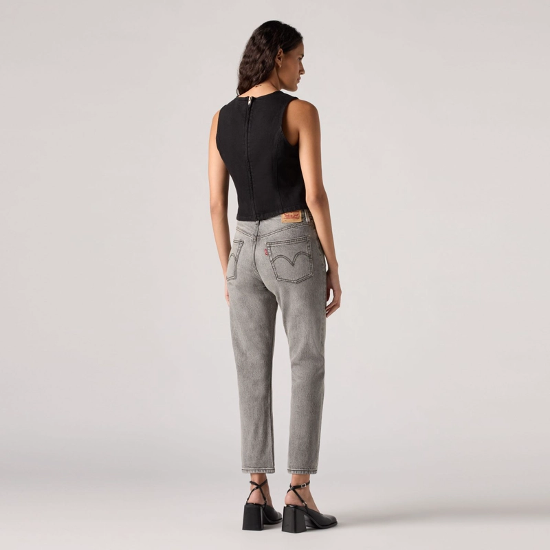 JEANS MUJER 501 CROP GRIS LEVIS 36200-0348 - 3