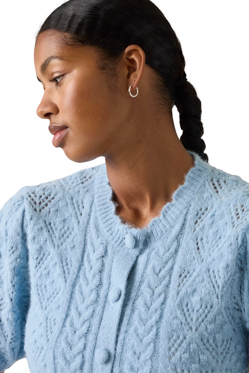 SWEATER MUJER PAULINE POINTELLE CARDI AZUL LEVIS 005A8-0001 - 4