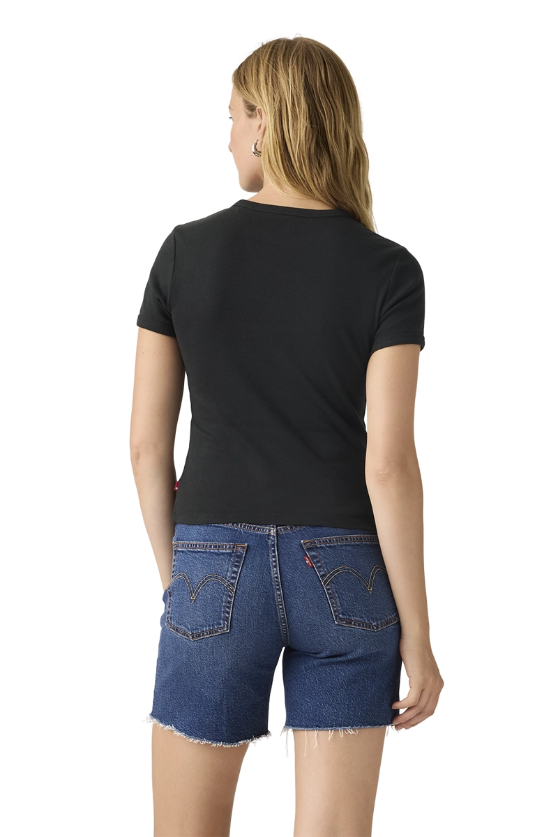 POLERA MUJER GRAPHIC RINGER RICKIE NEGRO LEVIS A3519-0060 - 2