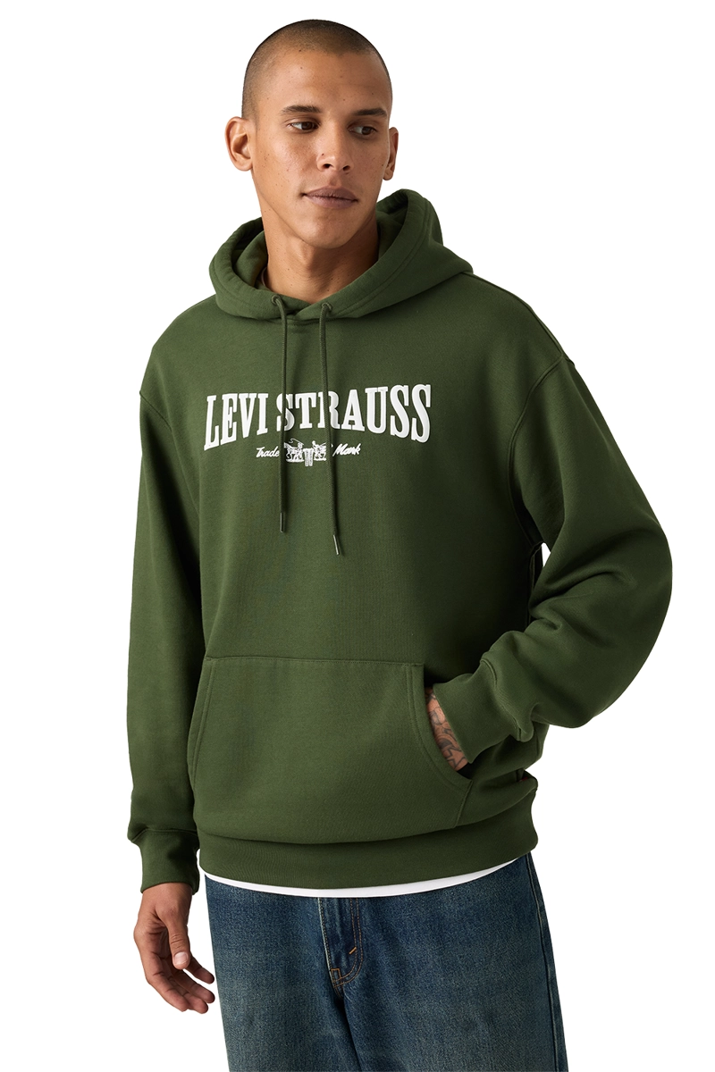 POLERON HOMBRE RELAXED GRAPHIC PO VERDE LEVIS 38479-0460 - 3