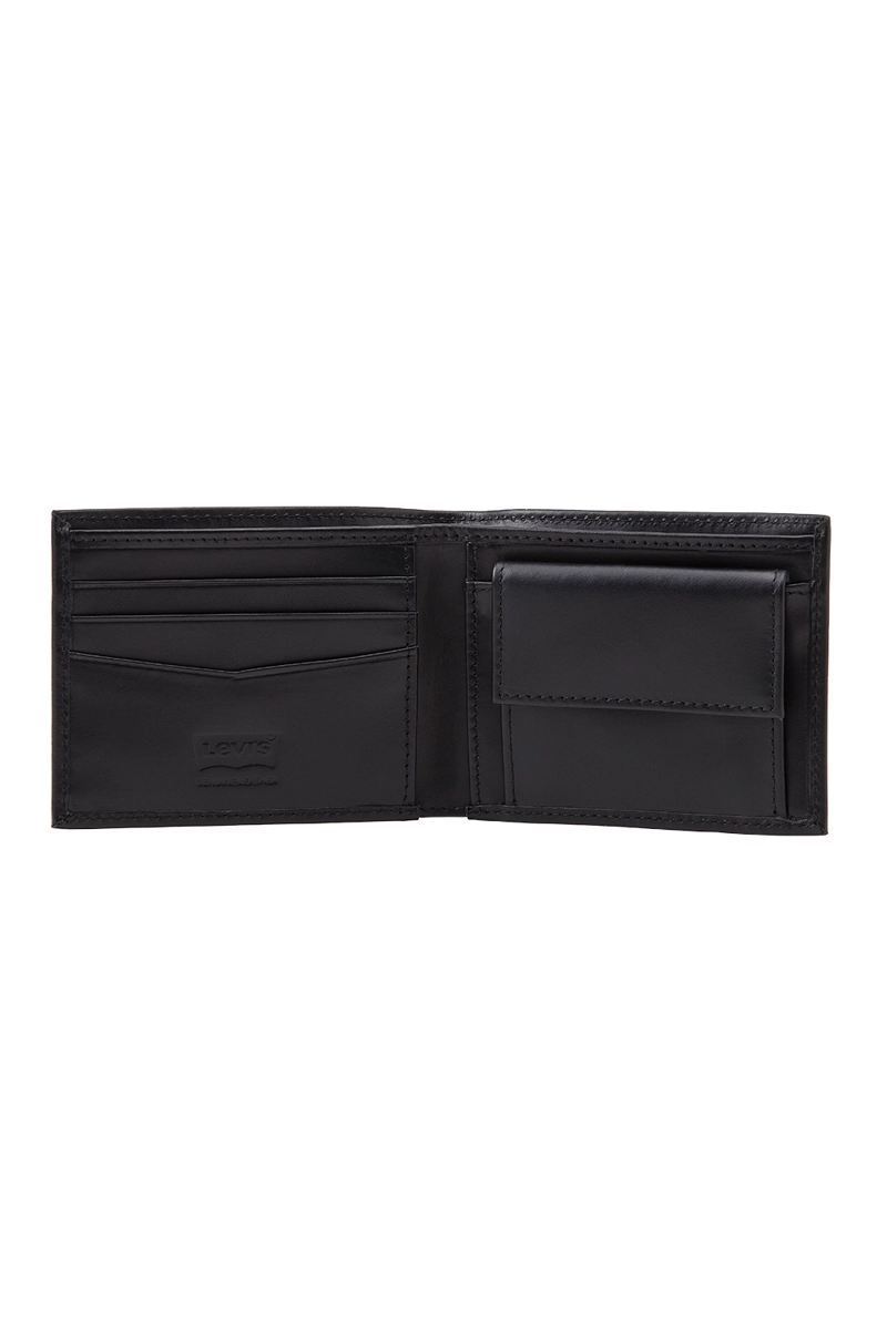 BILLETERA HOMBRE HUNTE COIN BIFOLD NEGRO LEVIS 37541-0283 - 3