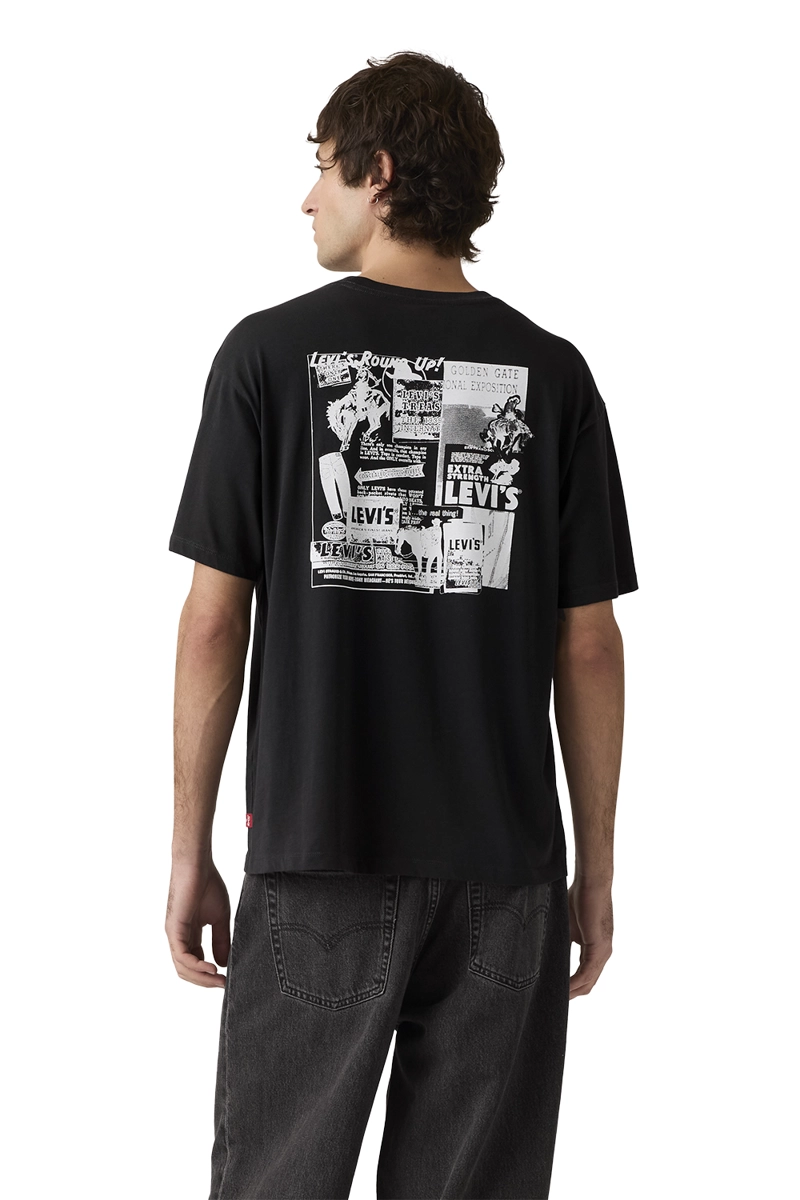 POLERA HOMBRE VINTAGE FIT GRAPHIC TEE NEGRO LEVIS 87373-0397 - 2
