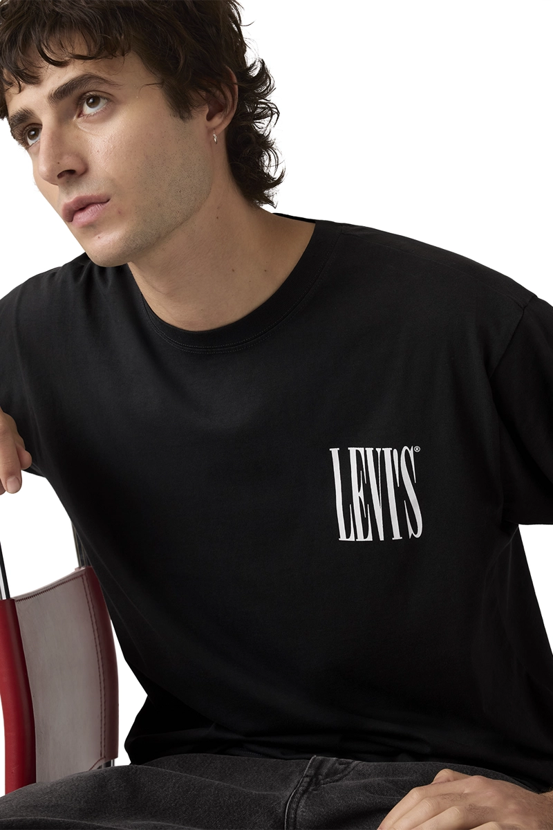 POLERA HOMBRE VINTAGE FIT GRAPHIC TEE NEGRO LEVIS 87373-0397 - 4