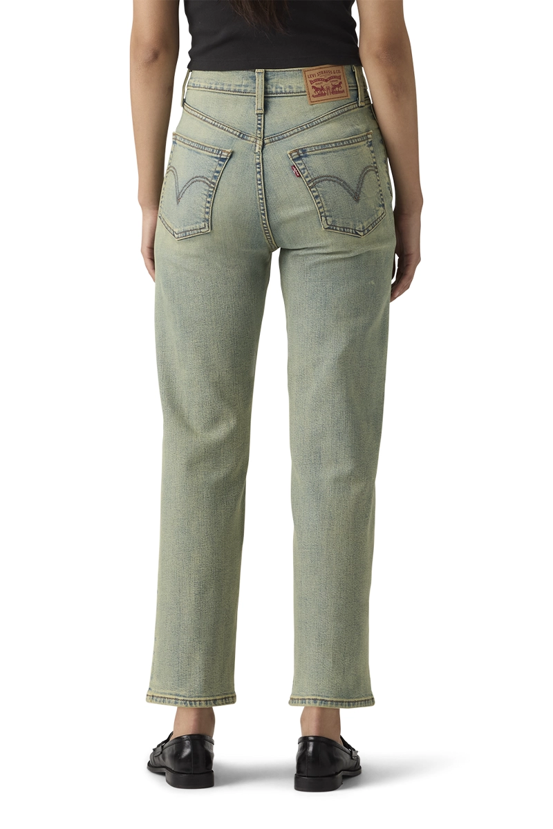 JEANS MUJER RIBCAGE STRAIGHT ANKLE AZUL LEVIS 72693-0295 - 3