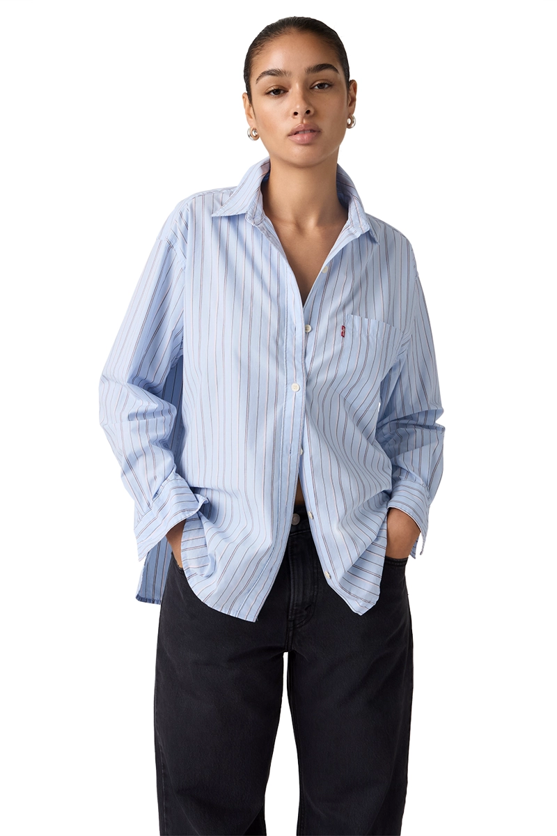 BLUSA MUJER HARLIE BOYFRIEND SHIRT CELESTE LEVIS 001HM-0014 - 1