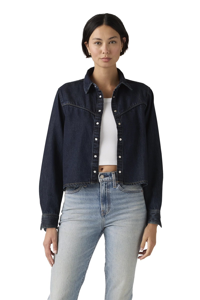 BLUSA MUJER LOGAN TENCEL SHACKET AZUL LEVIS 005DW-0000 - 1