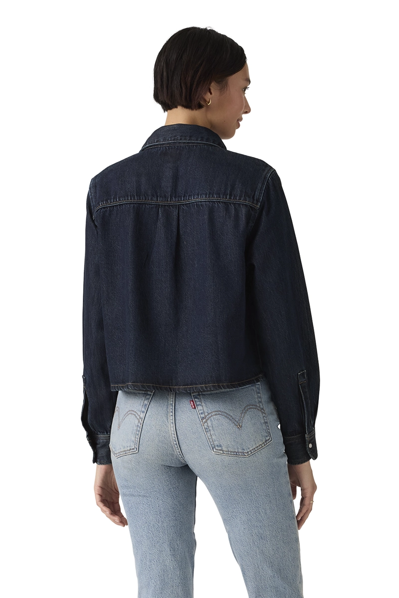 BLUSA MUJER LOGAN TENCEL SHACKET AZUL LEVIS 005DW-0000 - 2