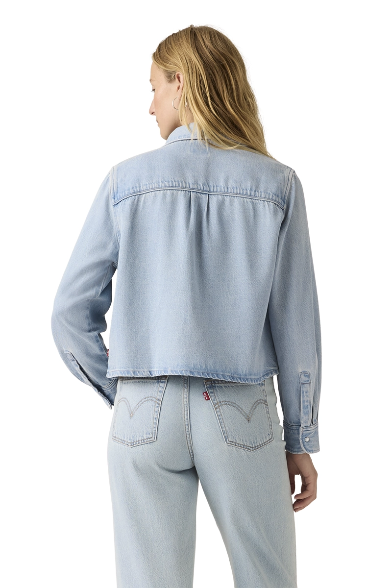 BLUSA MUJER LOGAN TENCEL SHACKET CELESTE LEVIS 005DW-0001 - 2