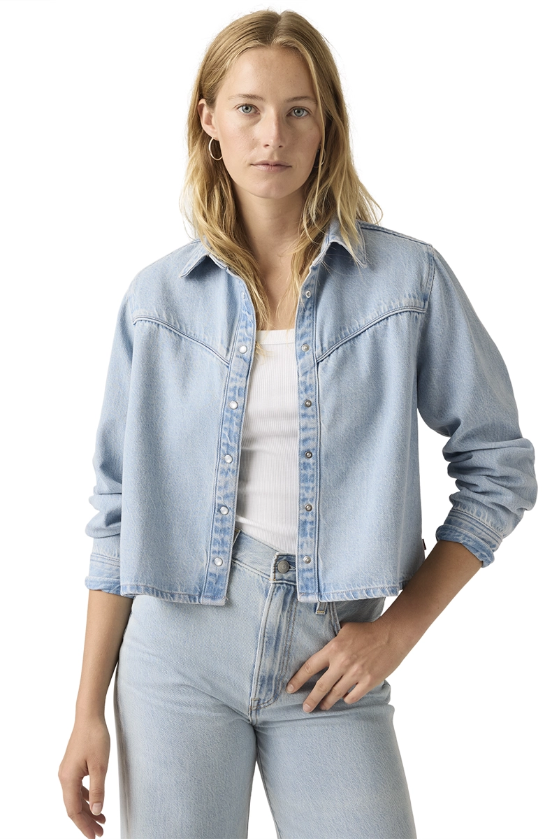 BLUSA MUJER LOGAN TENCEL SHACKET CELESTE LEVIS 005DW-0001 - 4
