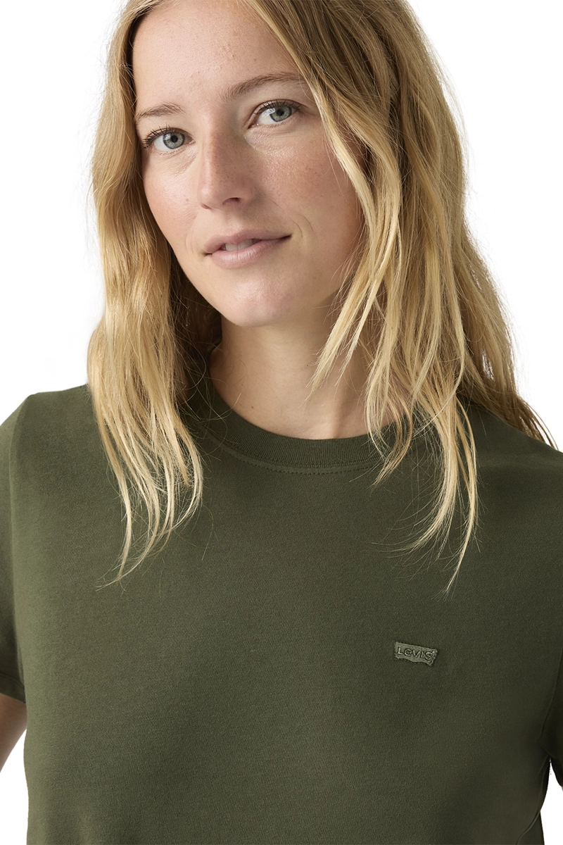 POLERA MUJER FAVORITE COTTON TEE VERDE LEVIS 005J2-0005 - 4