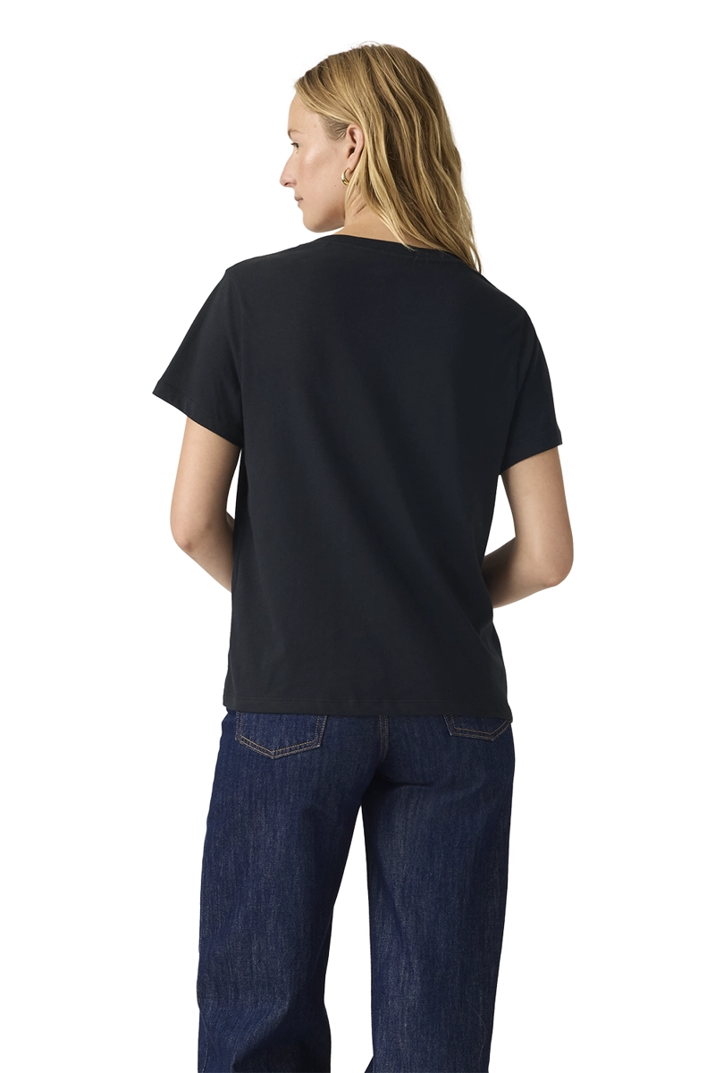 POLERA MUJER FAVORITE V-NECK NEGRO LEVIS 005J6-0012 - 2