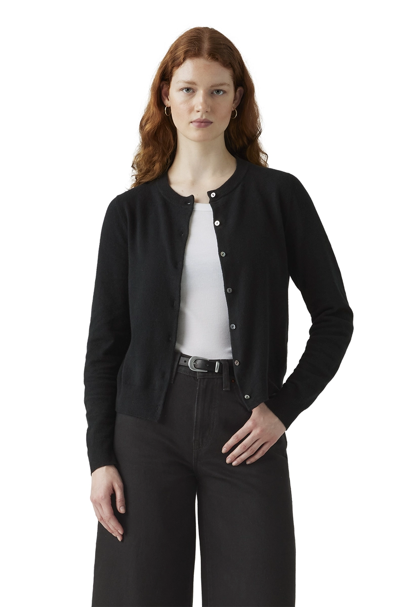 SWEATER MUJER SUPER SOFT CARDI NEGRO LEVIS 0037P-0000 - 1