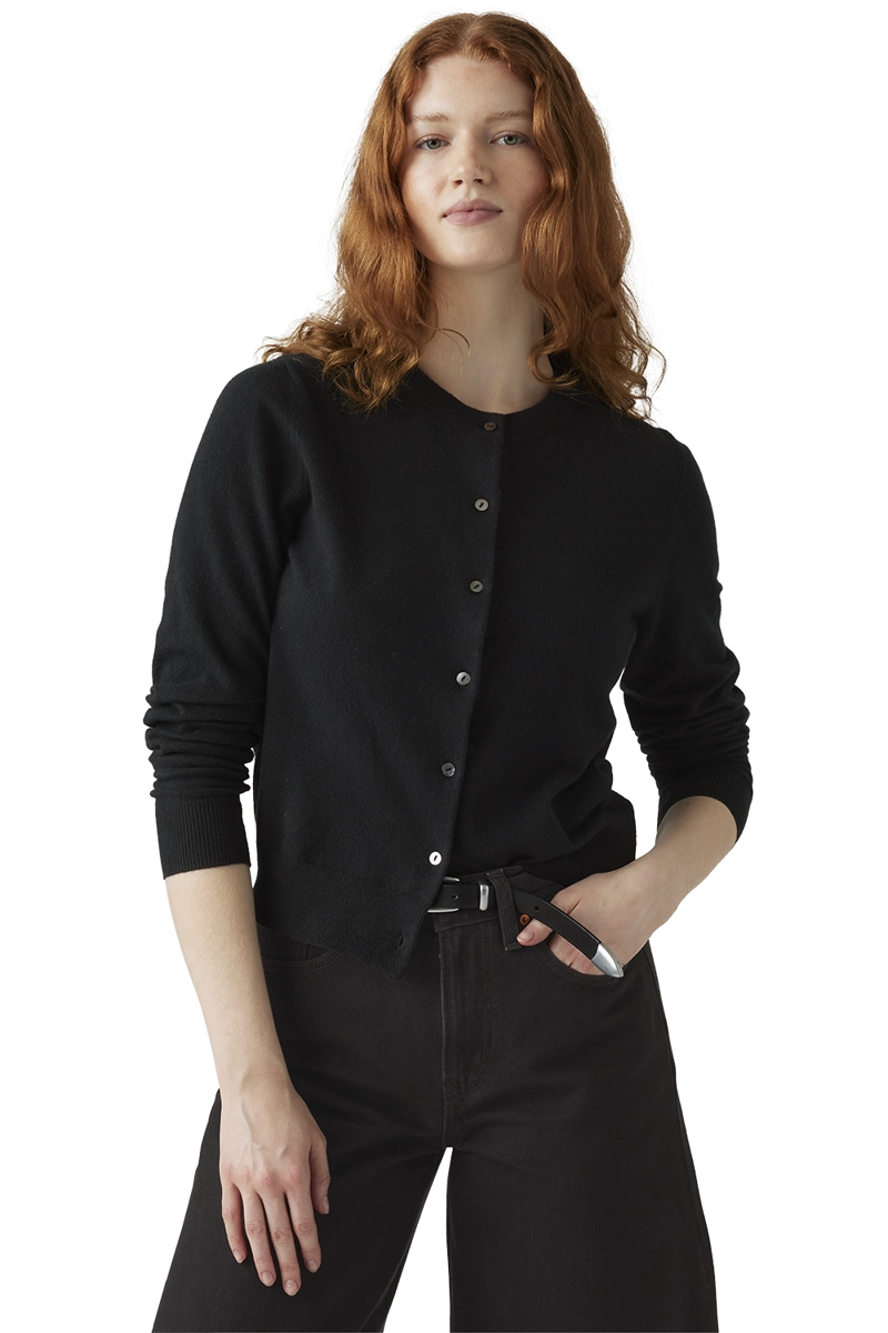 SWEATER MUJER SUPER SOFT CARDI NEGRO LEVIS 0037P-0000 - 4