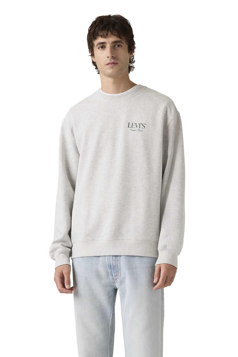 POLERON HOMBRE RELAXD GRAPHIC CREW GRIS LEVIS 38712-0491 - 1