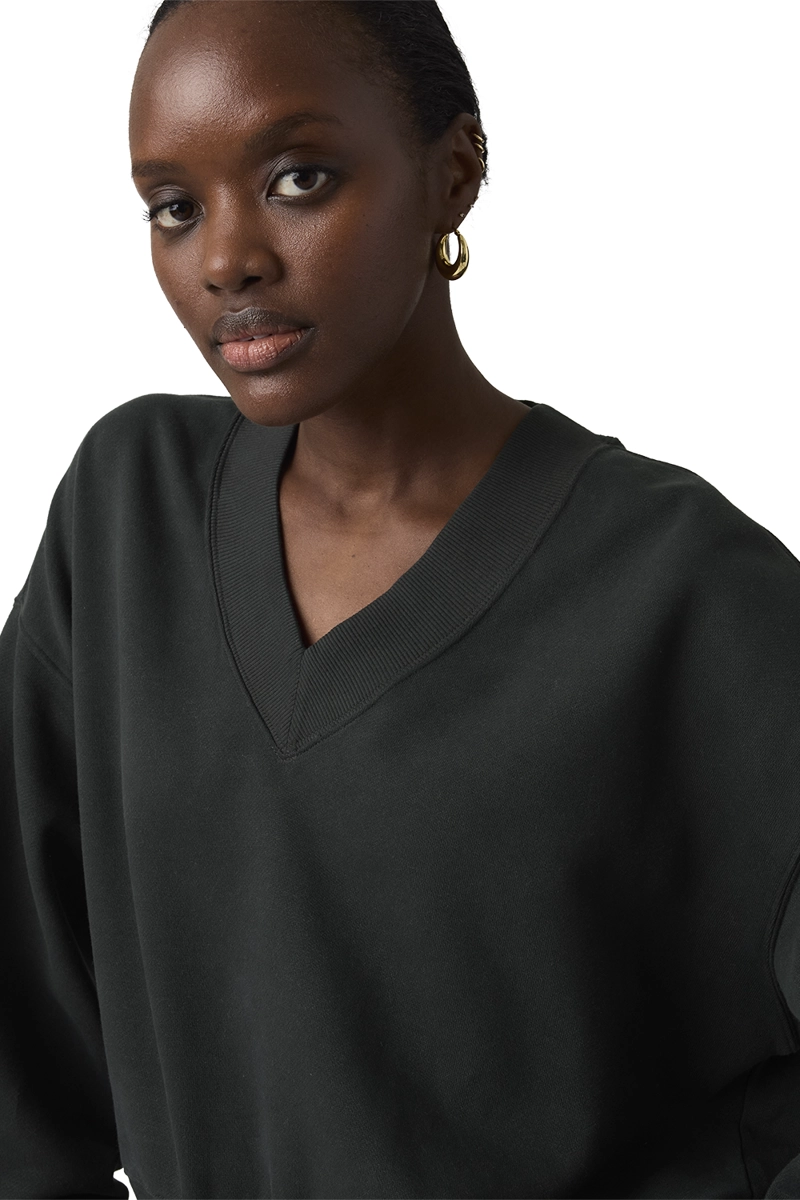 POLERON MUJER VINTAGE VNECK NEGRO LEVIS 005IF-0006 - 4