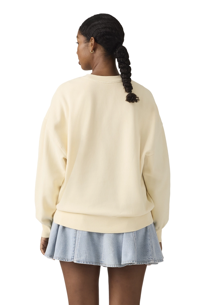 POLERON MUJER VINTAGE OVERSIZED CREW BEIGE LEVIS 005GT-0012 - 2