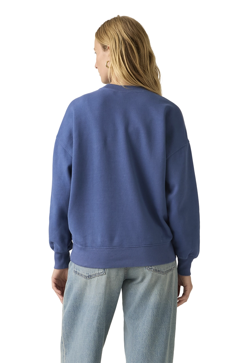 POLERON MUJER VINTAGE OVERSIZED CREW AZUL LEVIS 005GT-0011 - 2