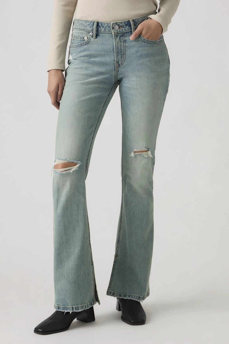 JEANS MUJER LOW SLIM BOOT CELESTE LEVIS 006KC-0003 - 1