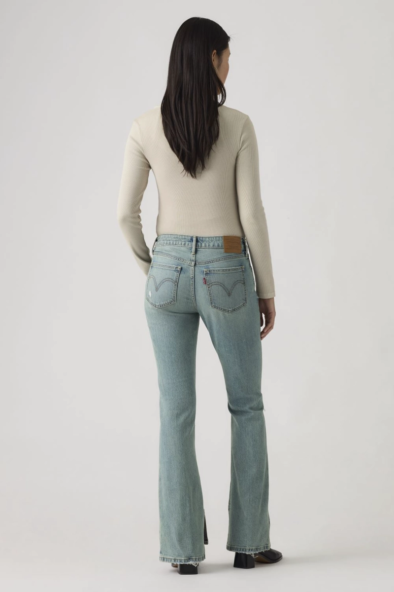 JEANS MUJER LOW SLIM BOOT CELESTE LEVIS 006KC-0003 - 3