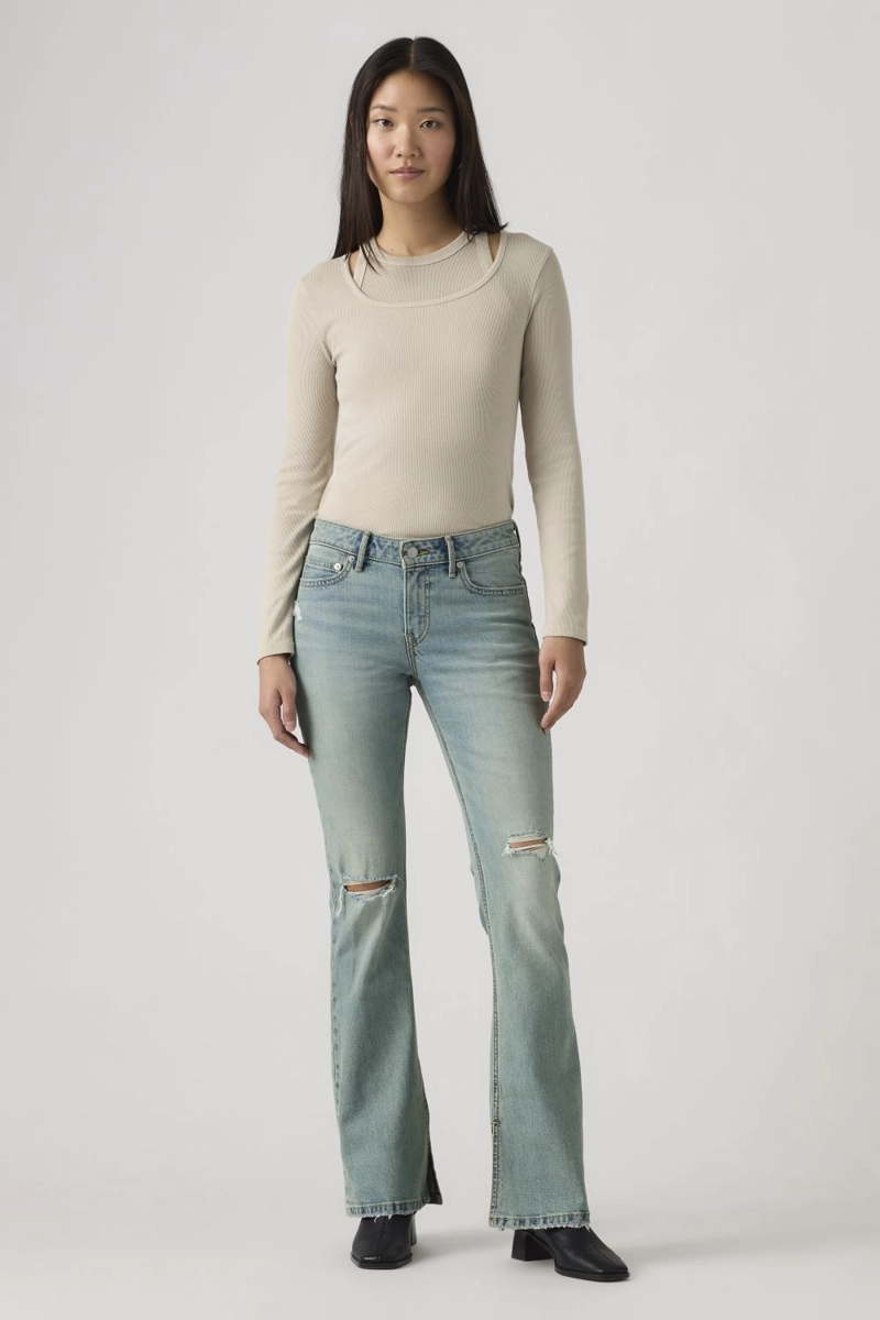 JEANS MUJER LOW SLIM BOOT CELESTE LEVIS 006KC-0003 - 5