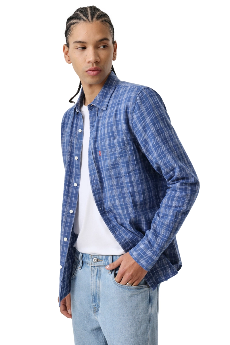 CAMISA HOMBRE CLASSIC 1 PKT STANDARD AZUL LEVIS 85748-0424 - 5