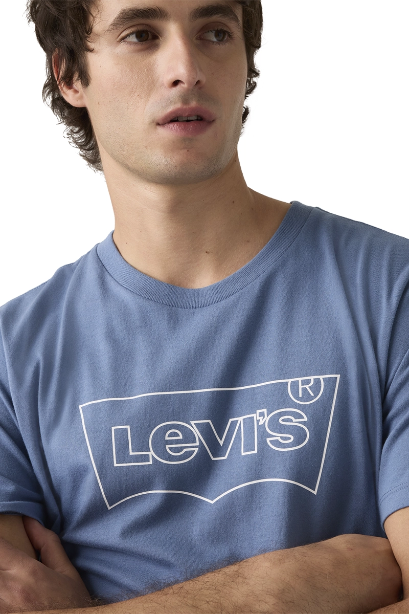 POLERA HOMBRE GRAPHIC CREWNECK TEE AZUL LEVIS 22491-2068 - 4
