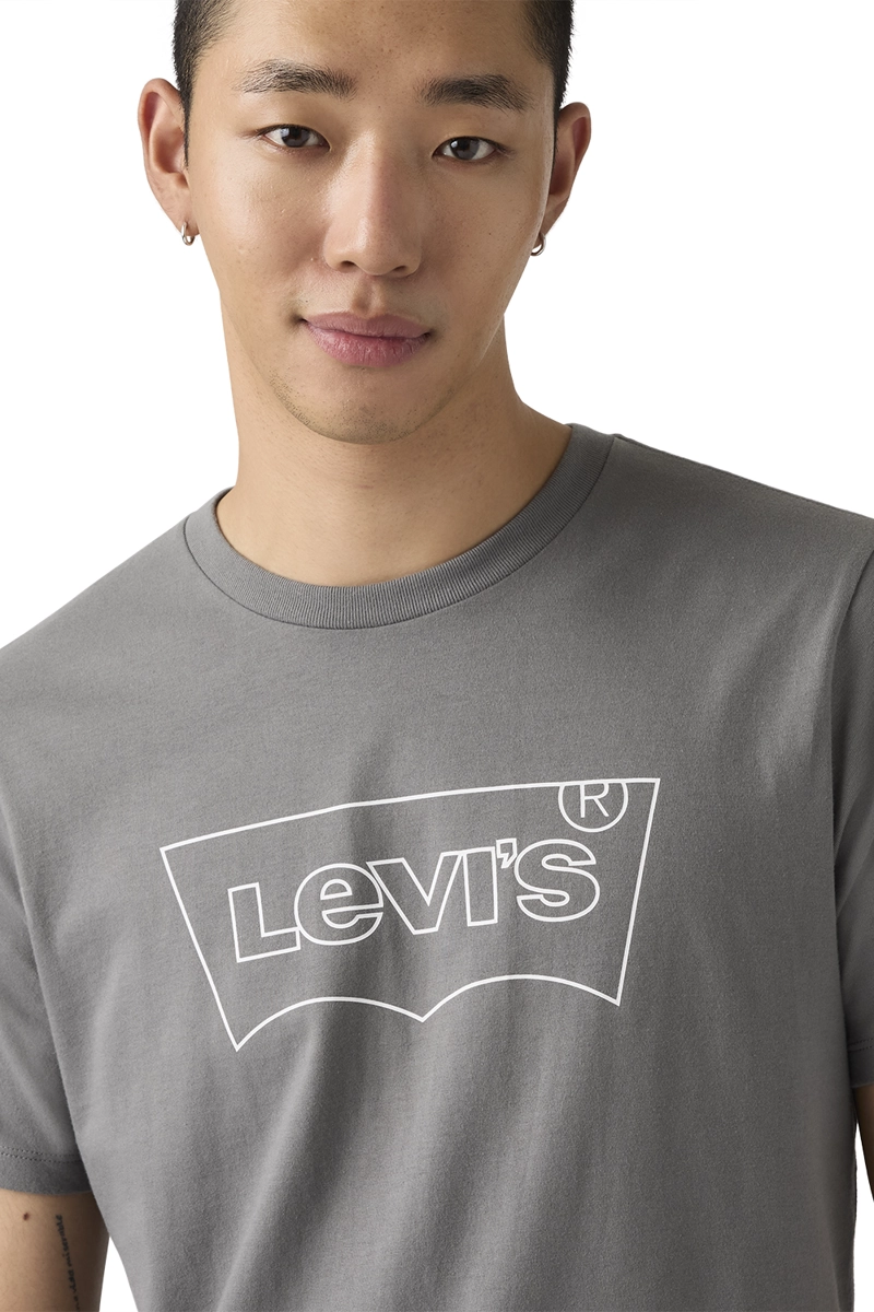 POLERA HOMBRE GRAPHIC CREWNECK TEE GRIS LEVIS 22491-2066 - 4