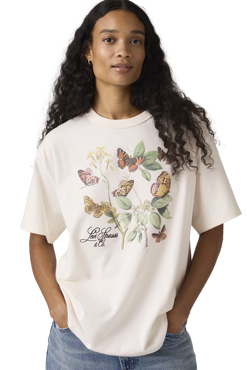POLERA MUJER TABOR TEE BEIGE LEVIS 001MX-0024 - 3
