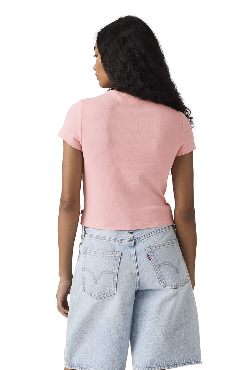 POLERA MUJER HAYES CROPPED TEE ROSADO LEVIS 005JL-0006 - 2