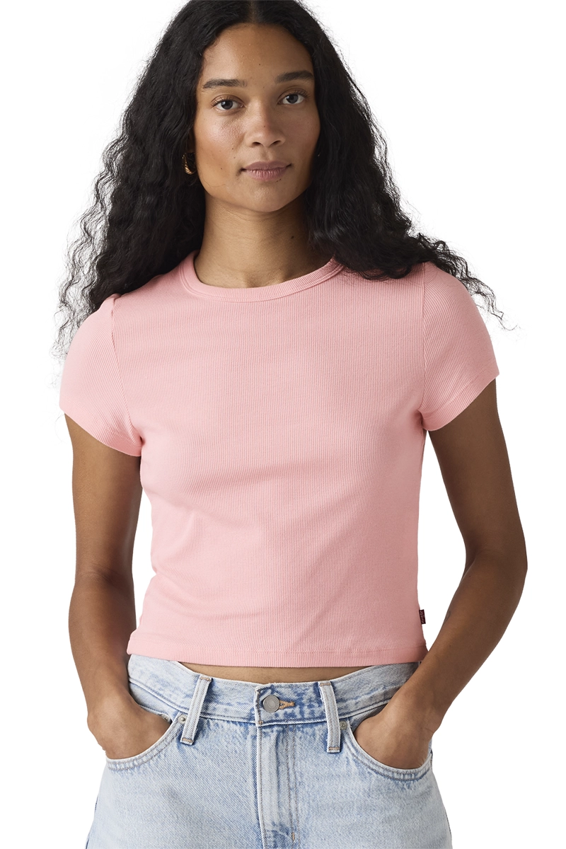 POLERA MUJER HAYES CROPPED TEE ROSADO LEVIS 005JL-0006 - 3