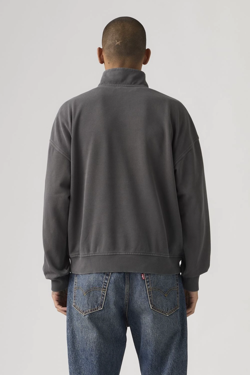 POLERON HOMBRE MARINA QUARTER ZIP GRIS LEVIS 005K1-0004 - 2