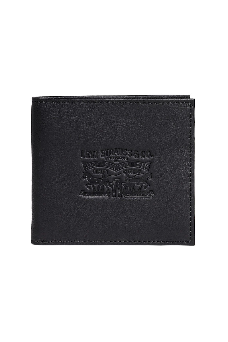 BILLETERA HOMBRE VINTAGE TWO HORSE NEGRO LEVIS 77173-0363 - 1
