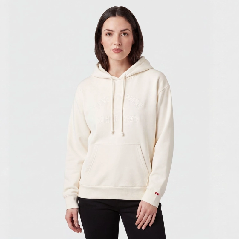 POLERON MUJER GRAPHIC HERITAGE BLANCO LEVIS A7296-0053 - 1