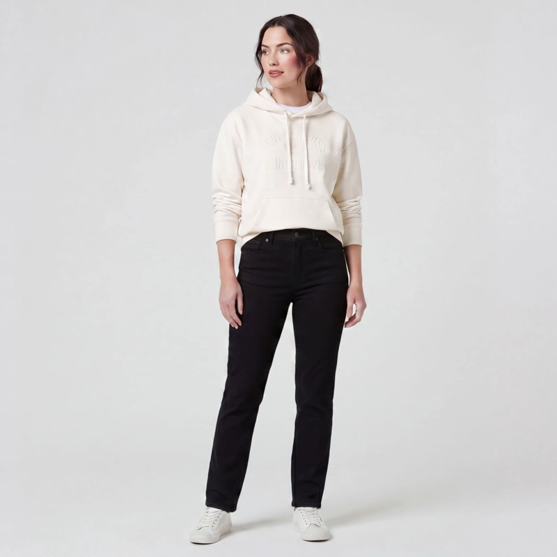 POLERON MUJER GRAPHIC HERITAGE BLANCO LEVIS A7296-0053 - 4