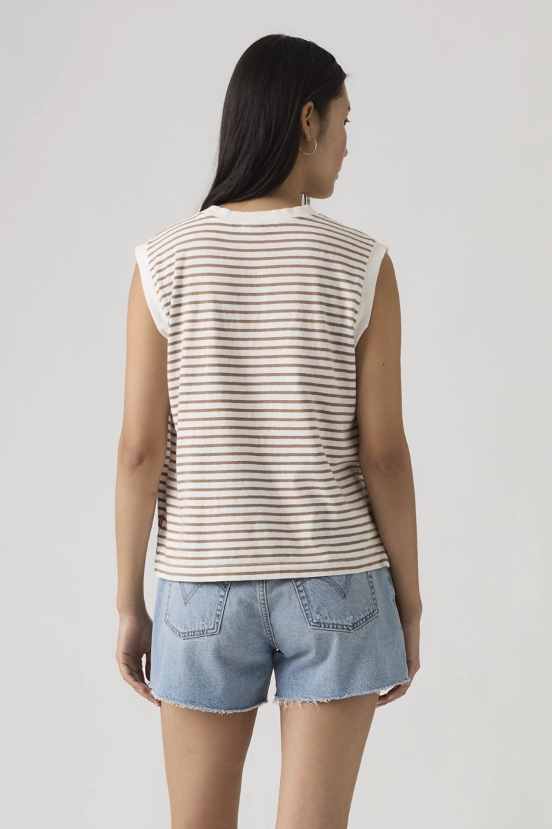 POLERA MUJER BOXY TANK BEIGE LEVIS A8794-0021 - 2
