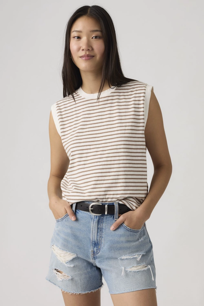 POLERA MUJER BOXY TANK BEIGE LEVIS A8794-0021 - 3