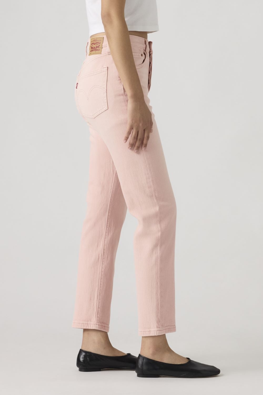 JEANS MUJER 501 CROP ROSADO LEVIS 36200-0398 - 2