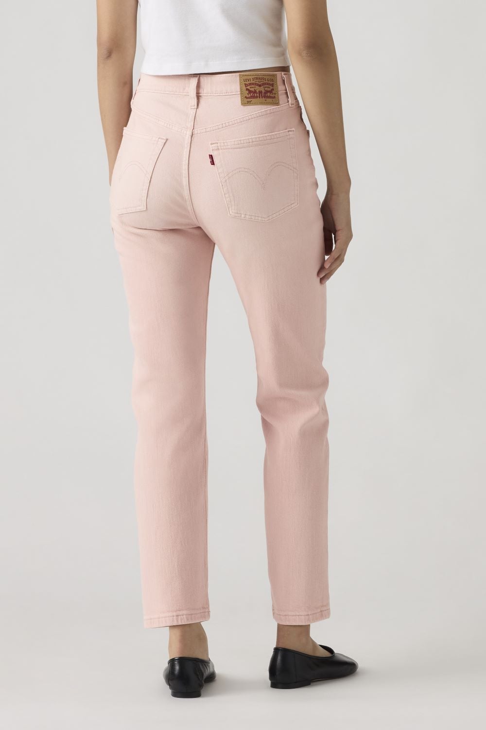 JEANS MUJER 501 CROP ROSADO LEVIS 36200-0398 - 3