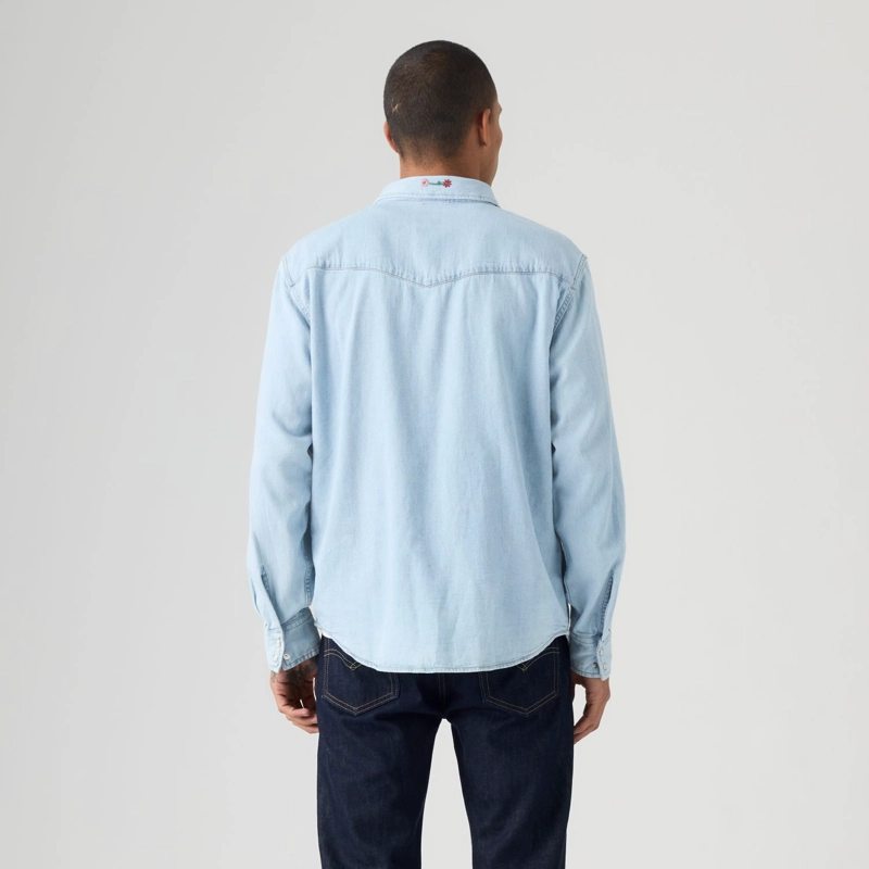 CAMISA HOMBRE RELAXED FIT WESTERN AZUL LEVIS A1919-0076 - 2