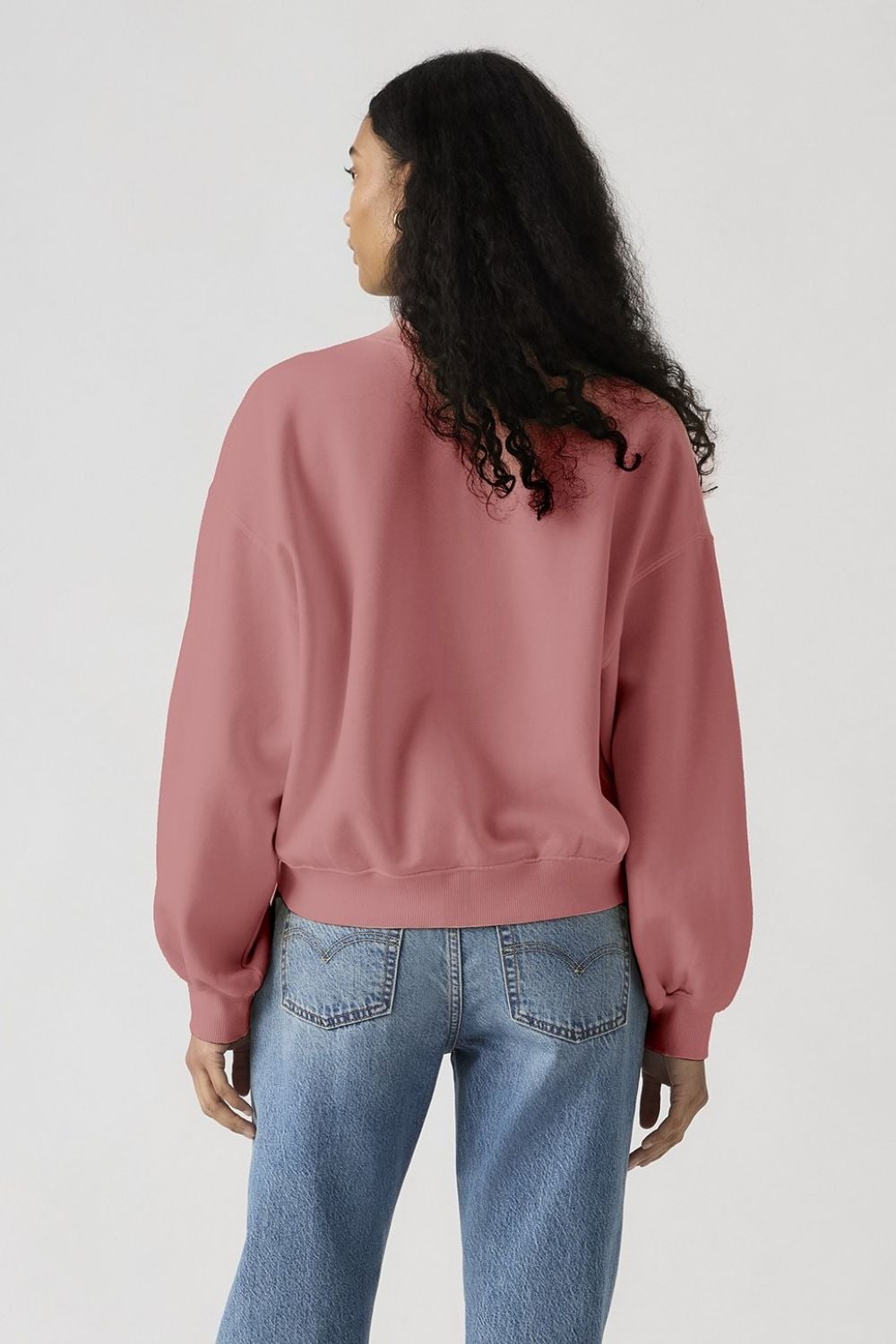 POLERON MUJER VINTAGE VNECK ROSADO LEVIS 005IF-0008 - 2